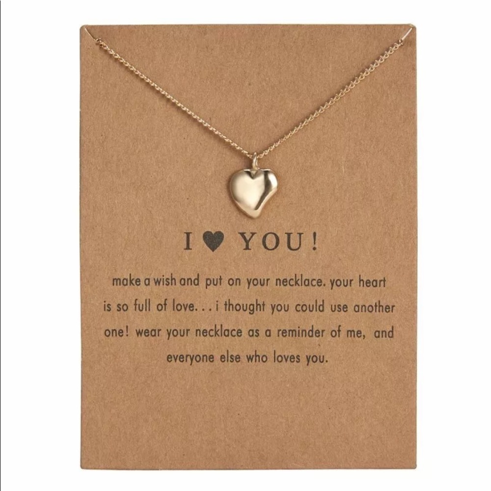 I 🖤 you necklace | One Size
